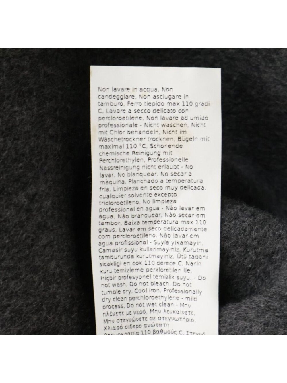 ★SOLD★ Max Mara S Maxmara Cucito Amano Double Face W-zip Collarless Jacket 42 - Picture 6 of 9